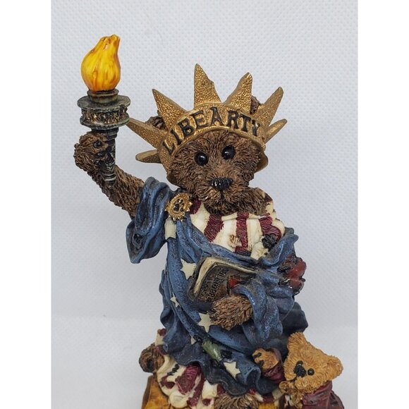 Boyds Bears & Friends The Bearstone Collection – Ms. Liberty Figurine - Picture 2 of 12